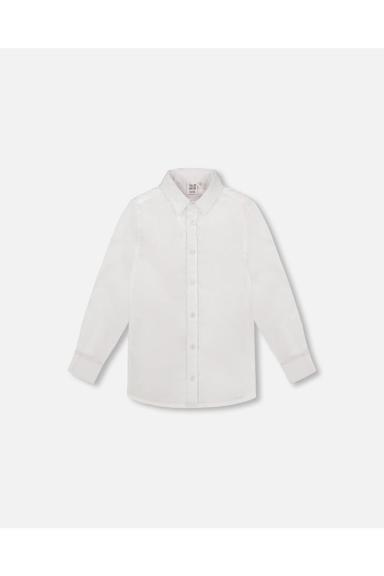 Button Down Long Sleeve Shirt, Main, color, White