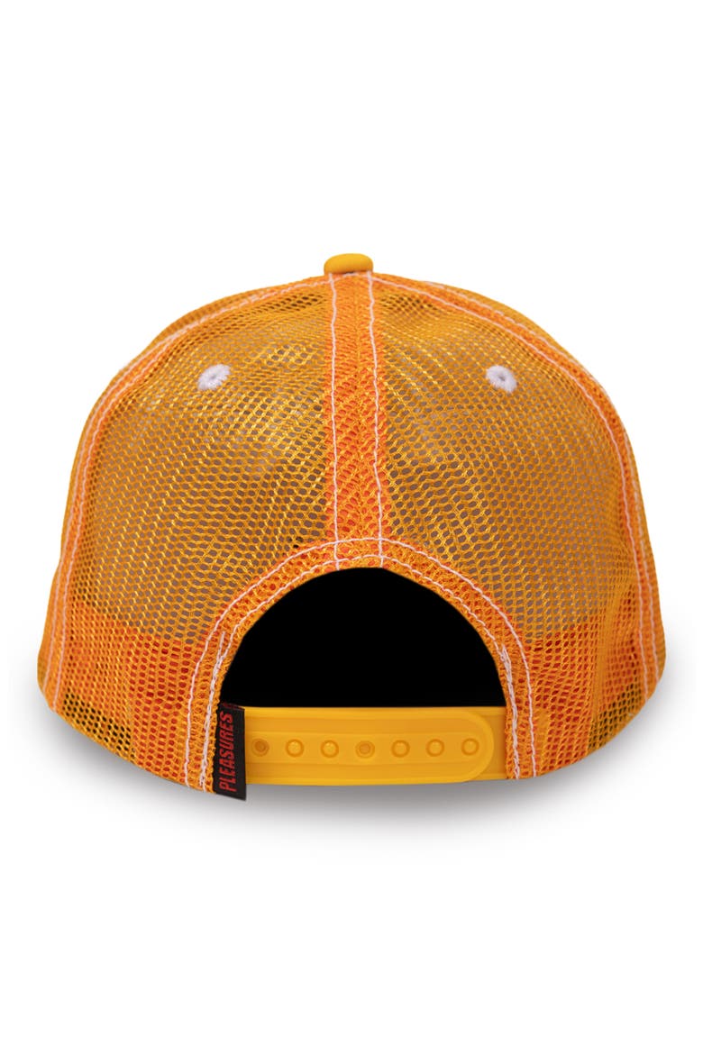 Mud Snapback Trucker Hat, Alternate, color, ORANGE