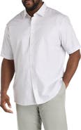 Synrgy by DXL Big & Tall Micro Floral Sport Shirt
