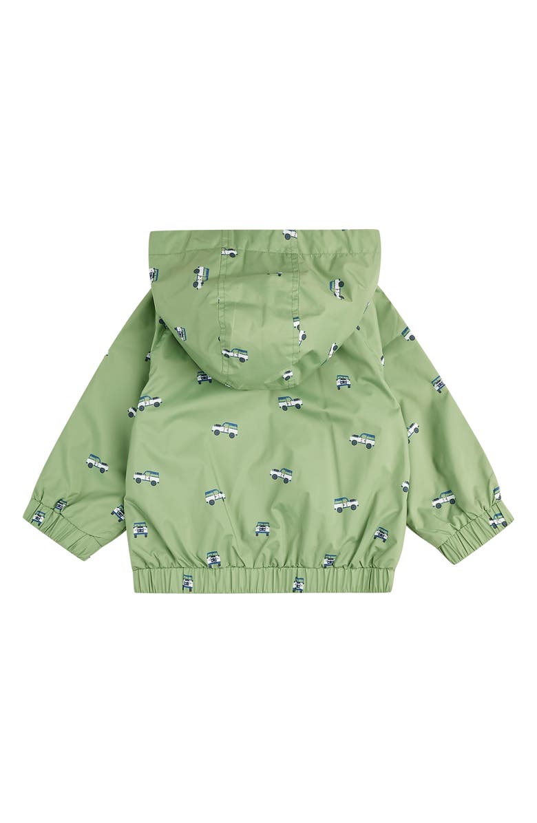 MILES THE LABEL Jeep Print Water Resistant Hooded Windbreaker, Alternate, color,