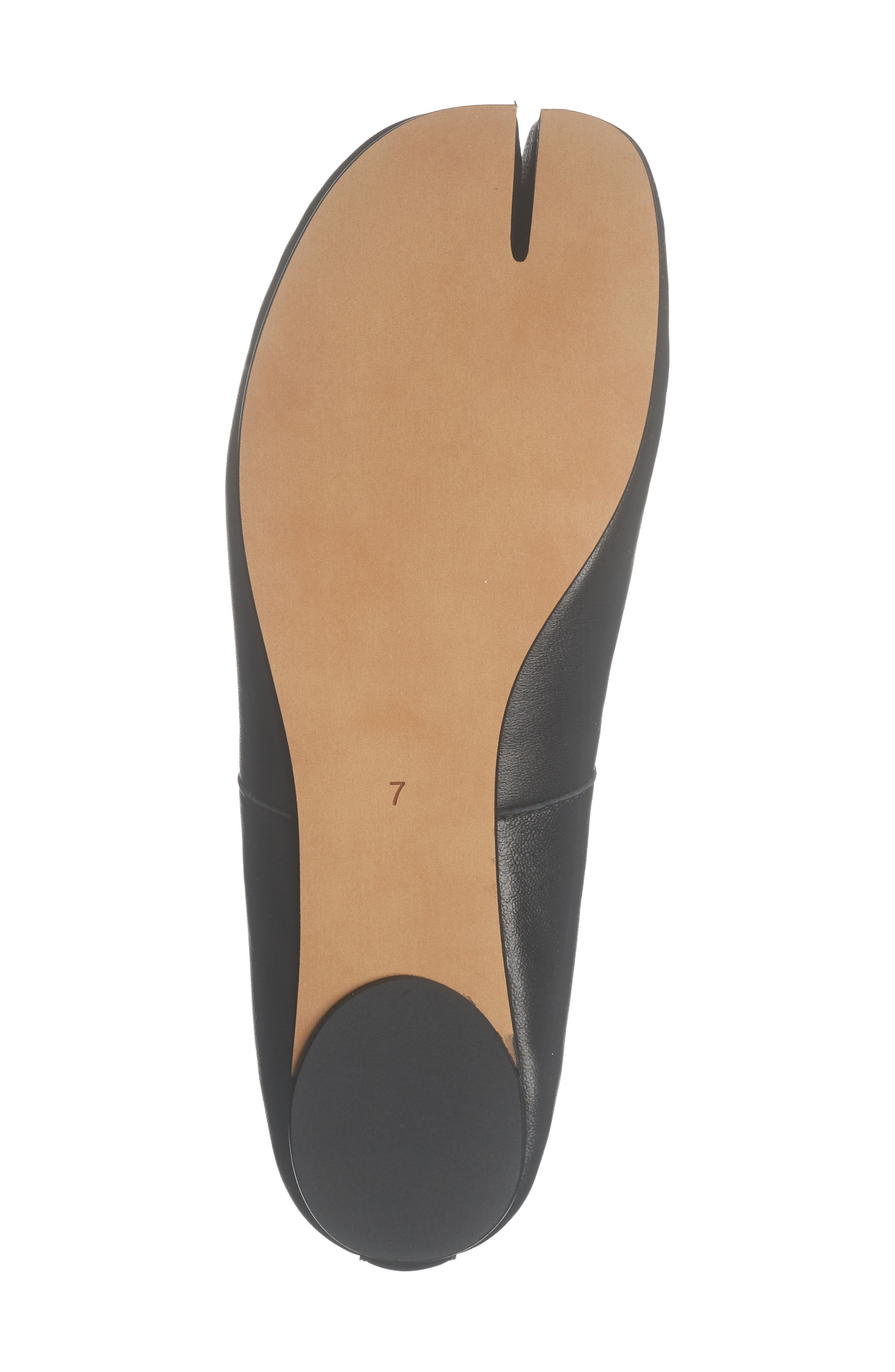 Mason Tabi Ballet Flat, Alternate, color, BLACK