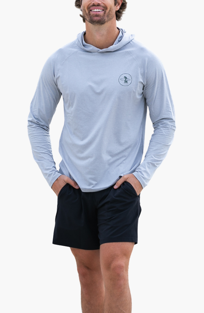 Everyday California Breakers UPF50+ Sand-Resistant Hoodie, Main, color, Grey