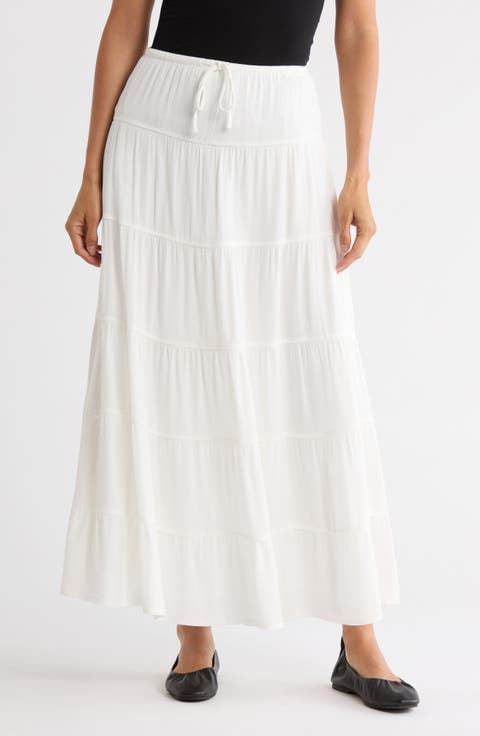 Tiered Maxi Skirt