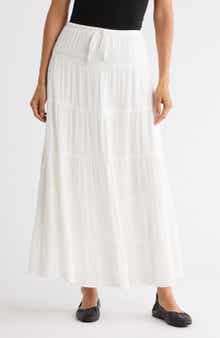 ELIE ELIE TAHARI Tiered Maxi Skirt