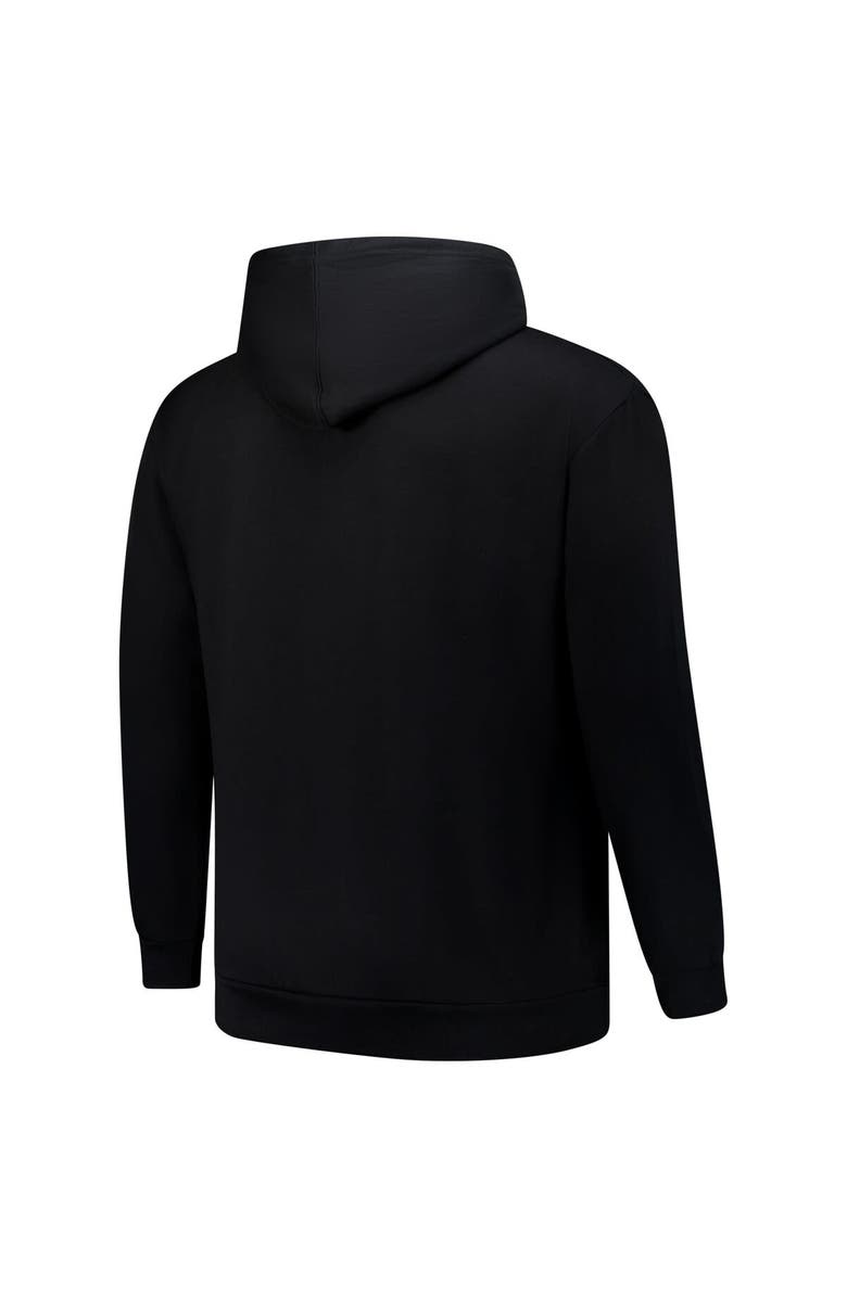 FANATICS Men's Fanatics  Black Philadelphia Eagles Big & Tall Full-Zip Hoodie, Alternate, color, 