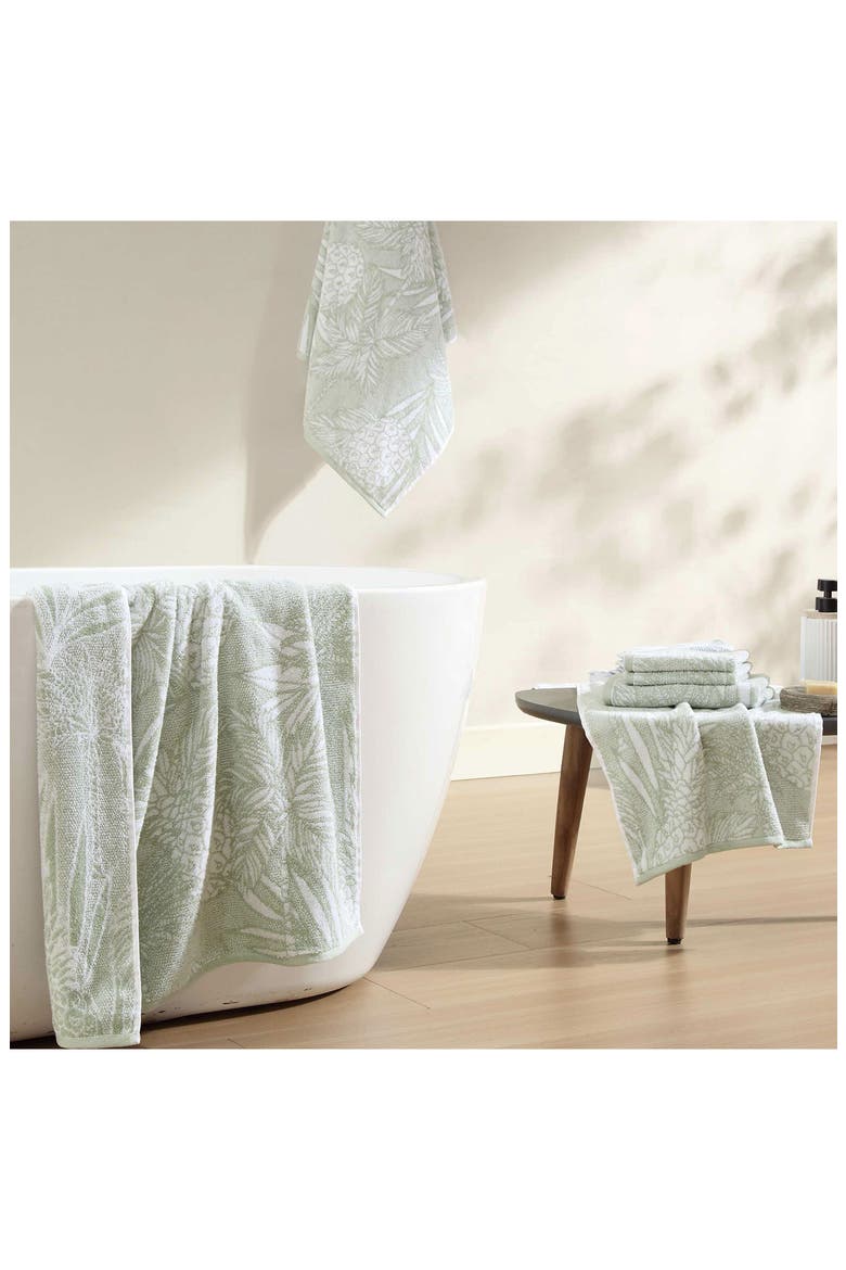 Pineapple Venture 6-Piece Towel Set, Alternate, color, LIGHT-PASTEL GREEN