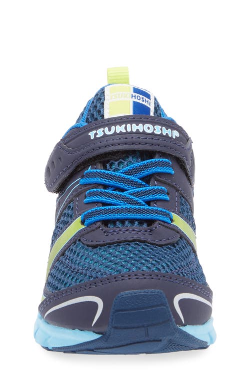 Tsukihoshi Velocity Washable Sneaker In Navy/sky