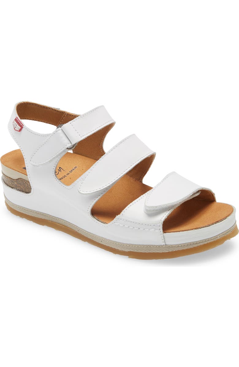 On Foot 201 Slingback Platform Sandal, Main, color, Blanco