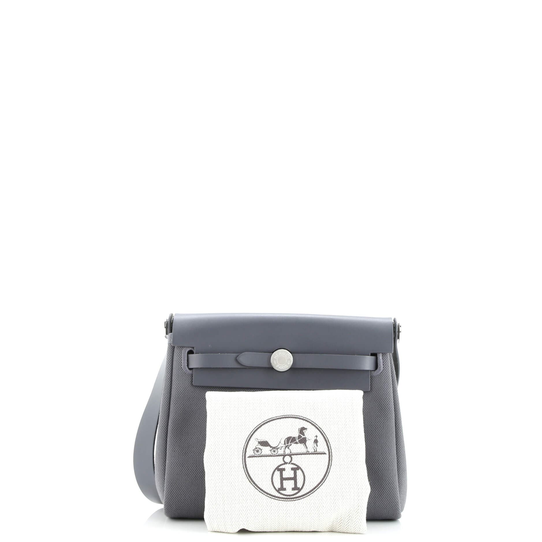 Pre-Owned Hermes Herbag Zip Toile and Leather 20, Alternate, color, 