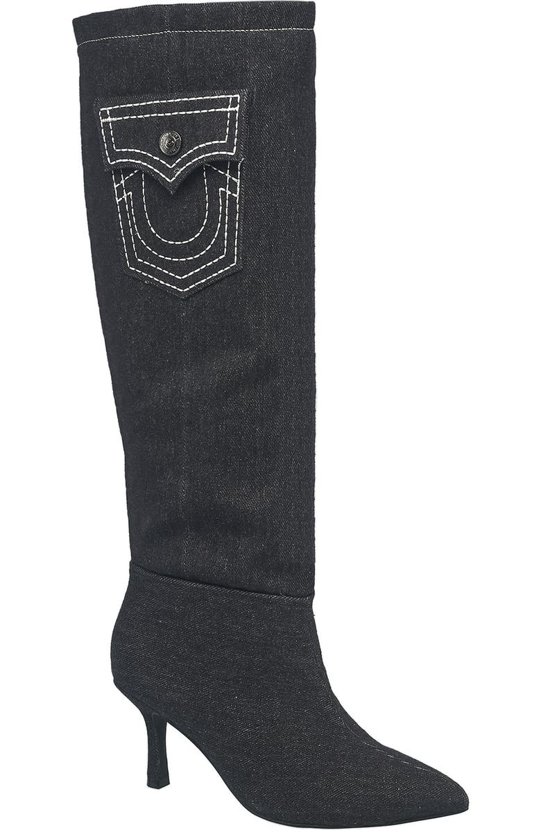 True Religion Tall Denim Boot, Main, color,
