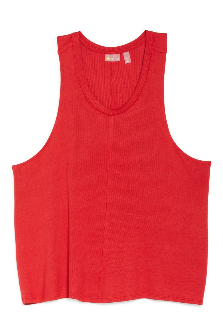 Favorite Rib Tank, Alternate, color, RED COUTURE