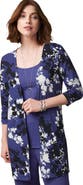 Jessica London Everyday Stretch Knit Open Front Cardigan