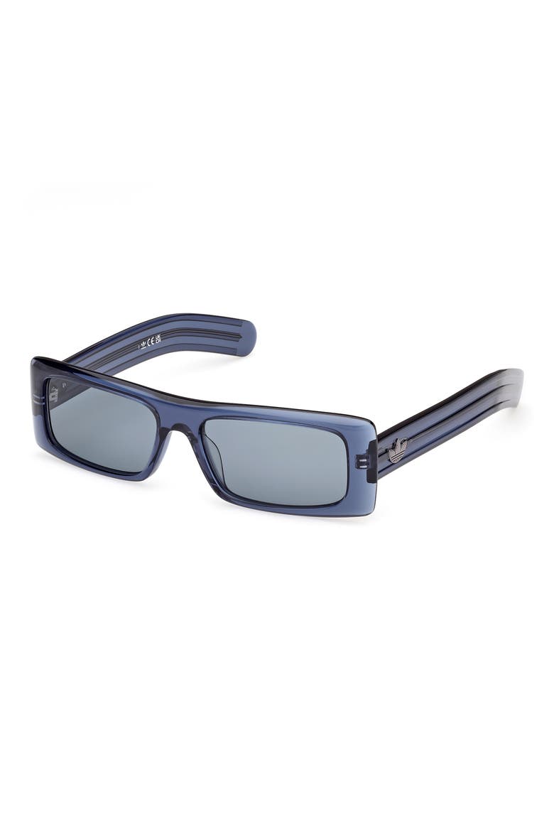 Rectangular Sunglasses, Alternate, color, BLUE/ OTHER/ BLUE