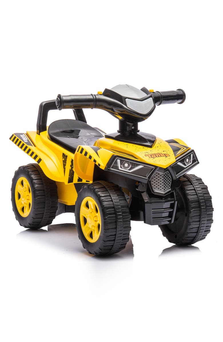 Best Ride on Cars Tonka Quad Push Car, Main, color, Yellow