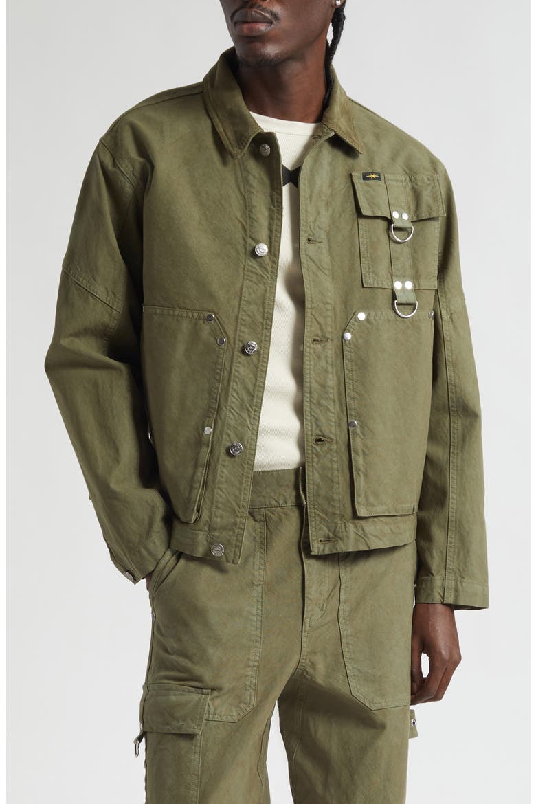 Hard Work Jacket, Main, color, DESERT SAGE