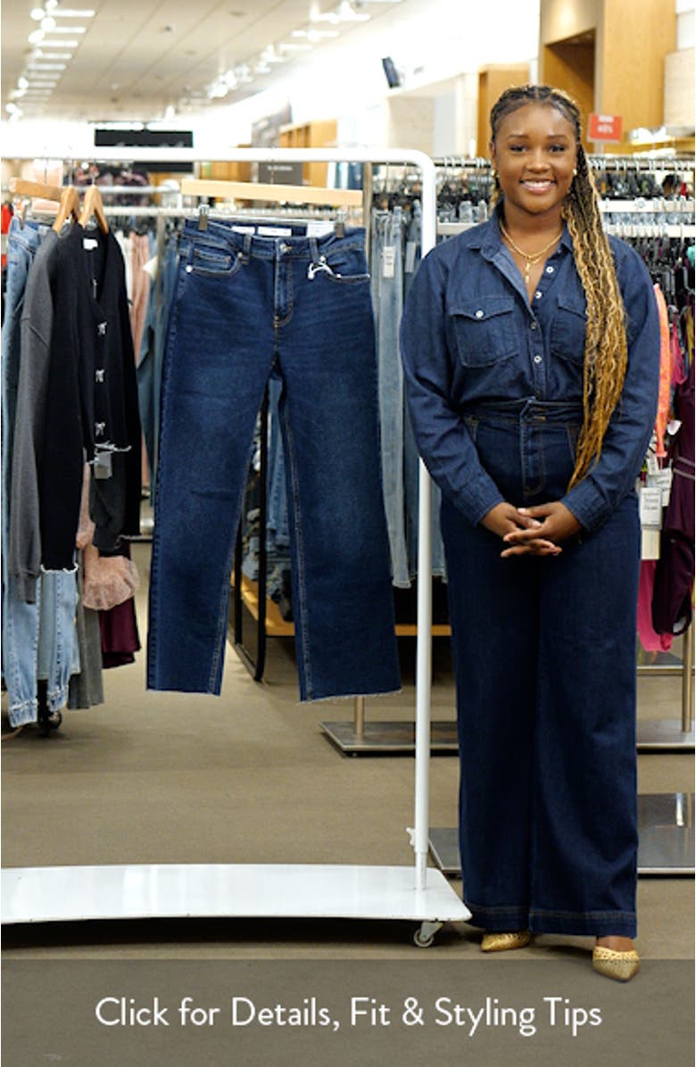 Sienna Raw Hem Crop Flare Jeans, sales video thumbnail