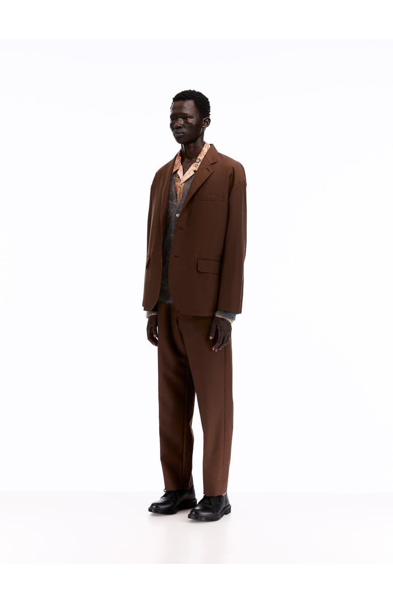 vowels Suit Pants, Alternate, color, Brown