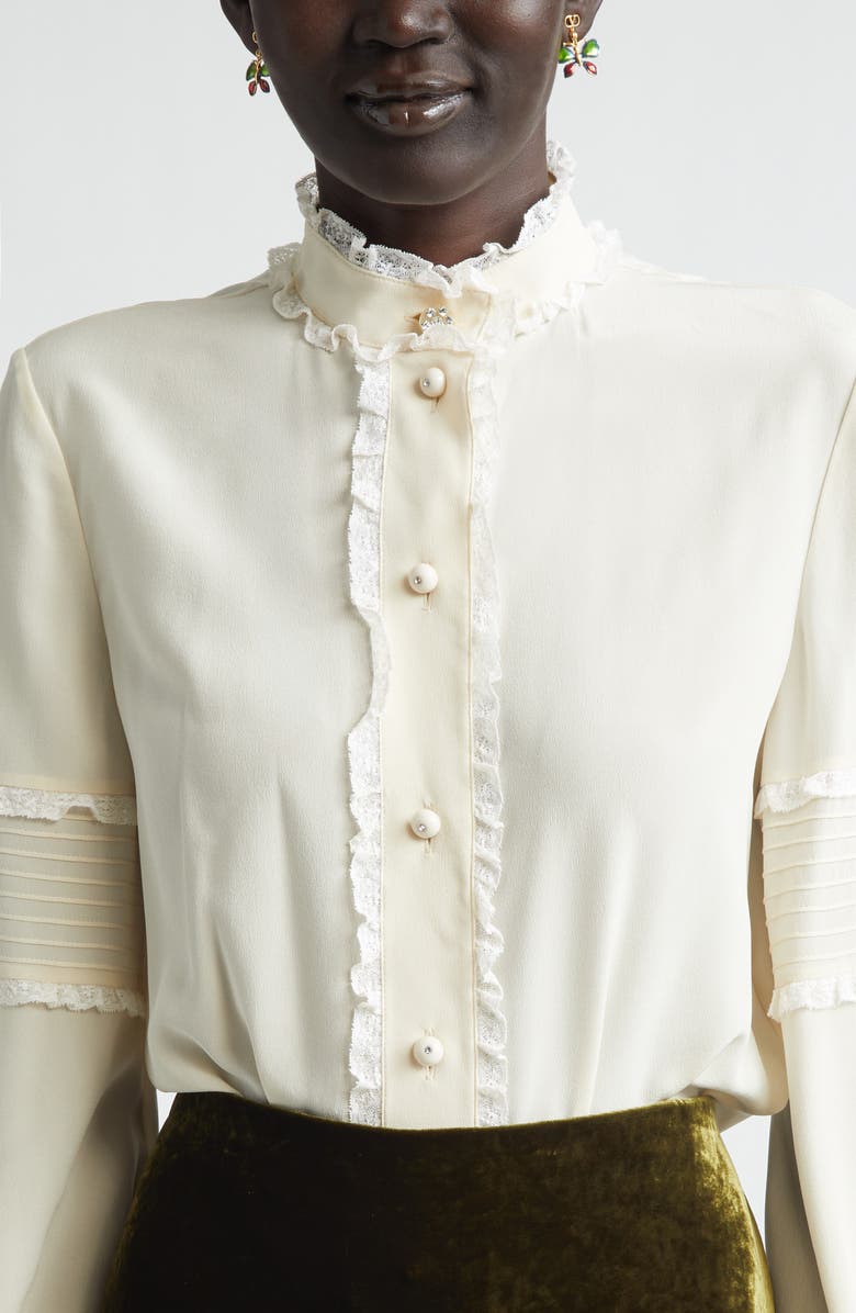 Valentino Garavani Enamel Butterfly Earrings, Alternate, color, Gold