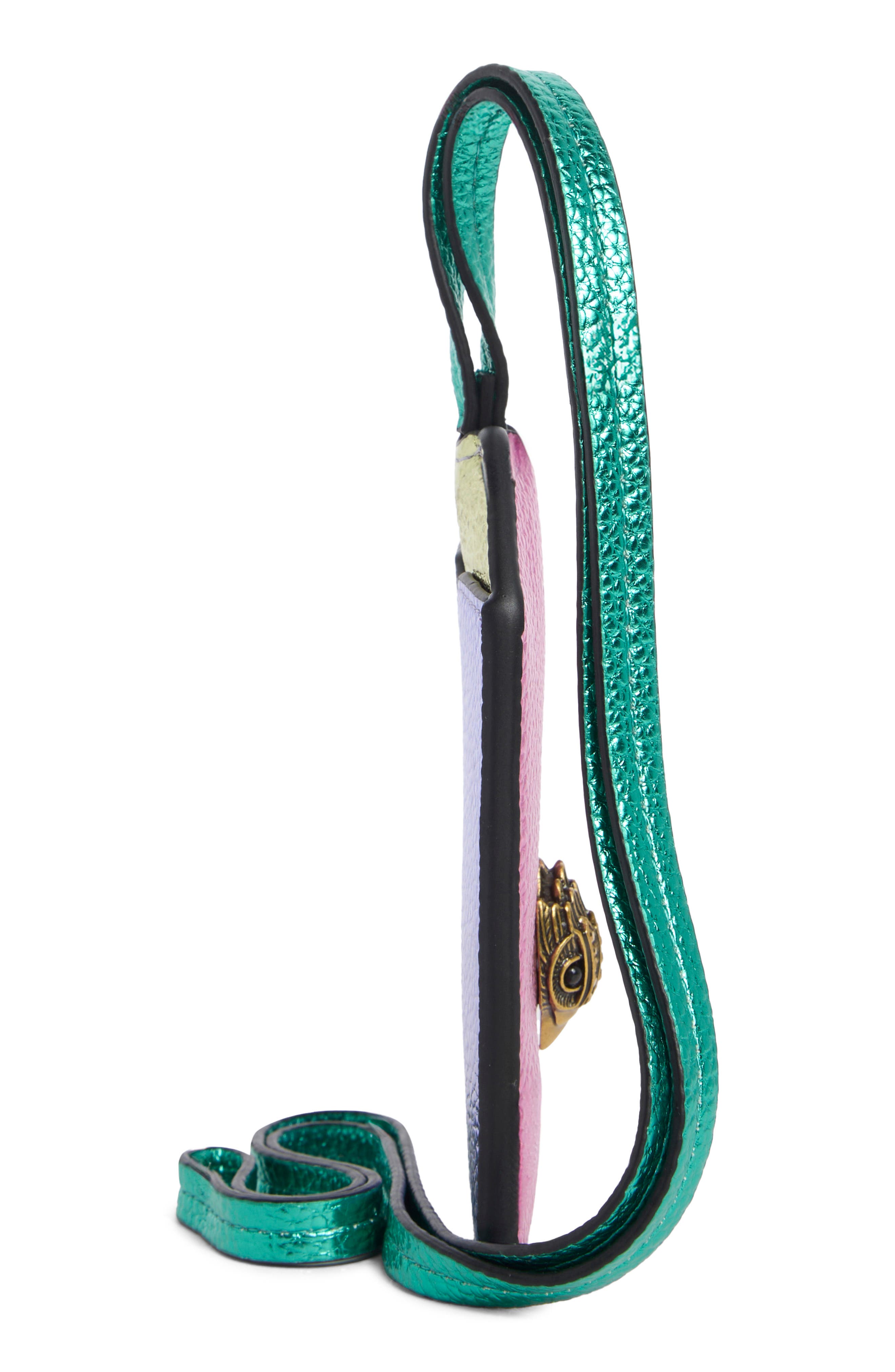 Kurt Geiger London Southbank Tag Lanyard, Alternate, color, Pink Multi