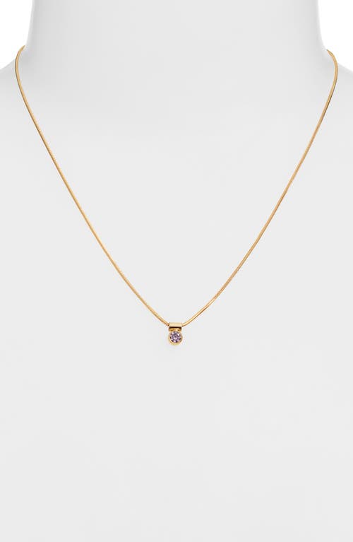 Set & Stones Ellie Birthstone Pendant Necklace In Gold