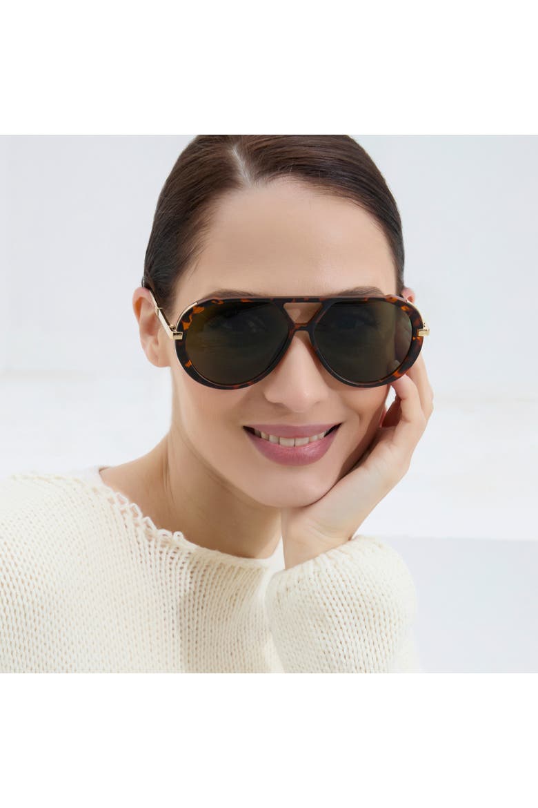 The Cove Sunglasses, Alternate, color, Tortoise