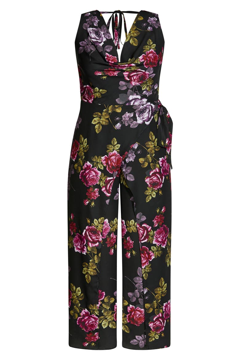 Floral Jumpsuit, Alternate, color, VINATGE ROMANCE