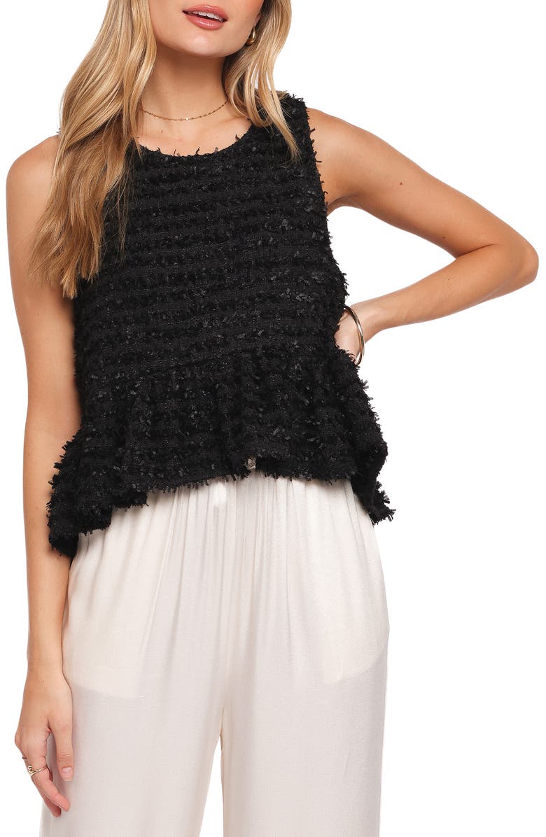 Petal & Pup Meira High Low Hem Peplum Tank Top, Main, color, 