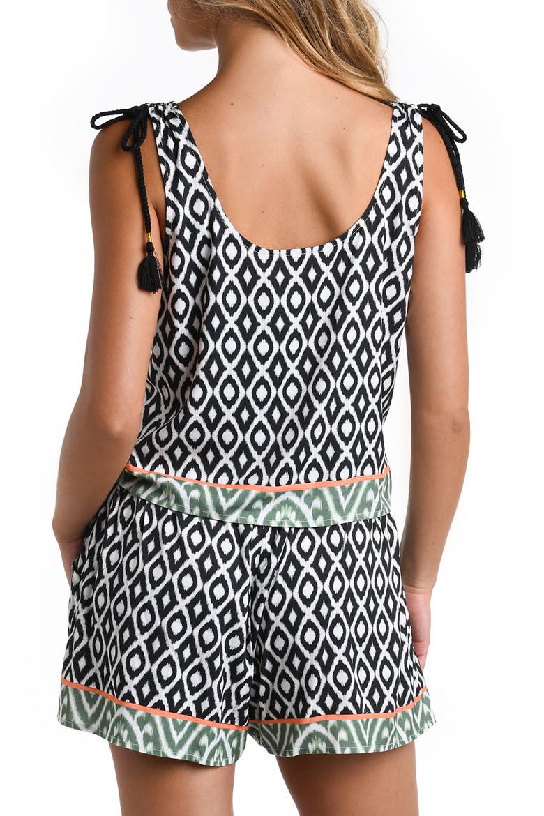 Fly Away Cover-Up Tank Top, Alternate, color, BLACK