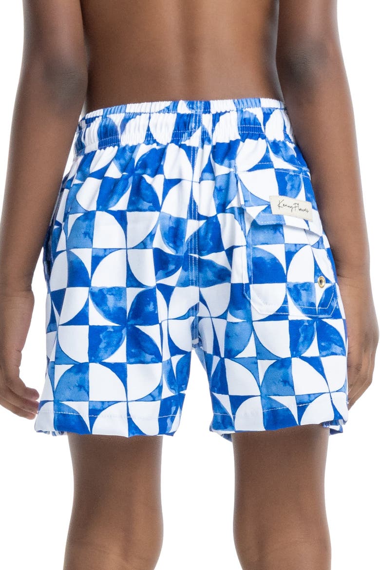 The Greece - Boys Swim Trunks UPF 50+, Alternate, color, Blue
