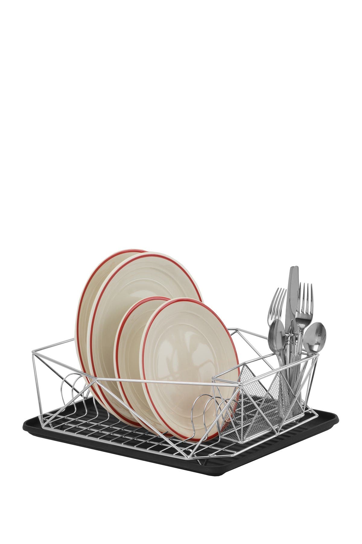 KENNEDY INTERNATIONAL Kitchen Details Geode Dish Rack - Chrome ...