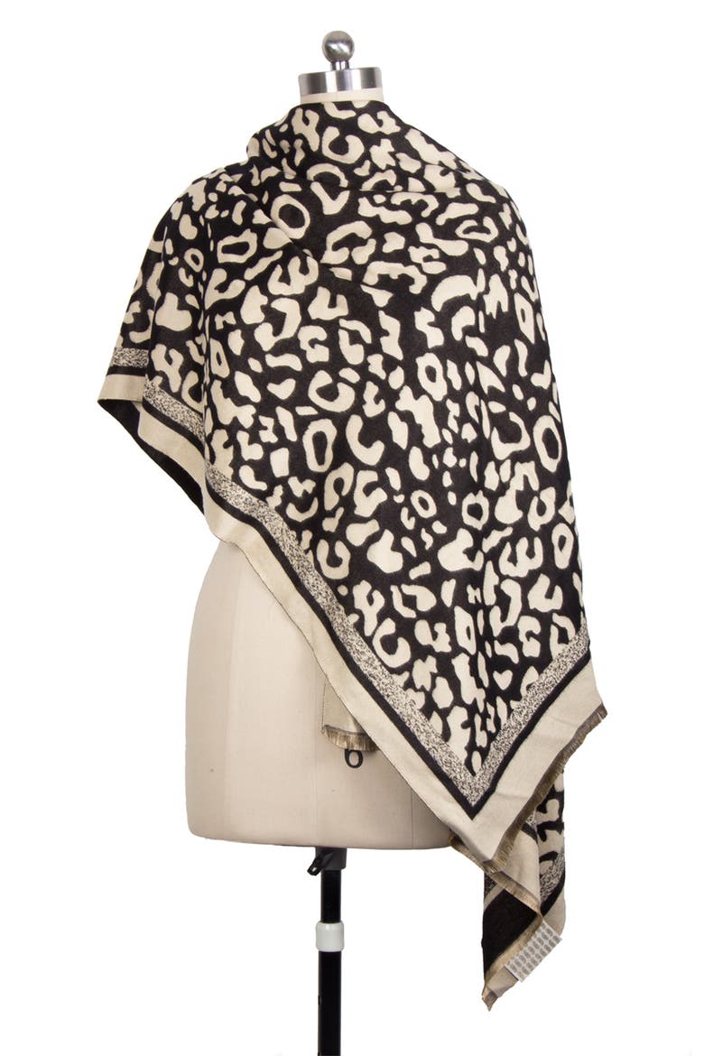 Reversible Scarf, Alternate, color, BLACK COMBO