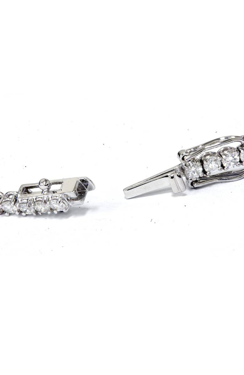Bliss Diamond 3 ct Diamond Tennis Bracelet 14k Gold 7" Lab Grown, Alternate, color, 14K White Gold