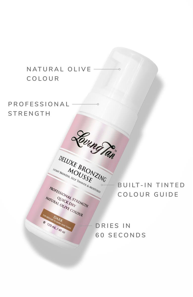 Loving Tan Deluxe Bronzing Mousse Self Tanner, Alternate, color, Dark