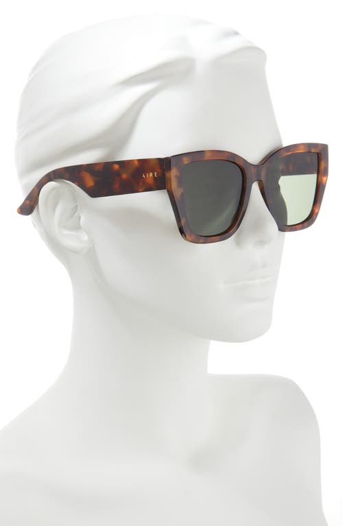 Aire Haedus 53mm Gradient Square Sunglasses In Green