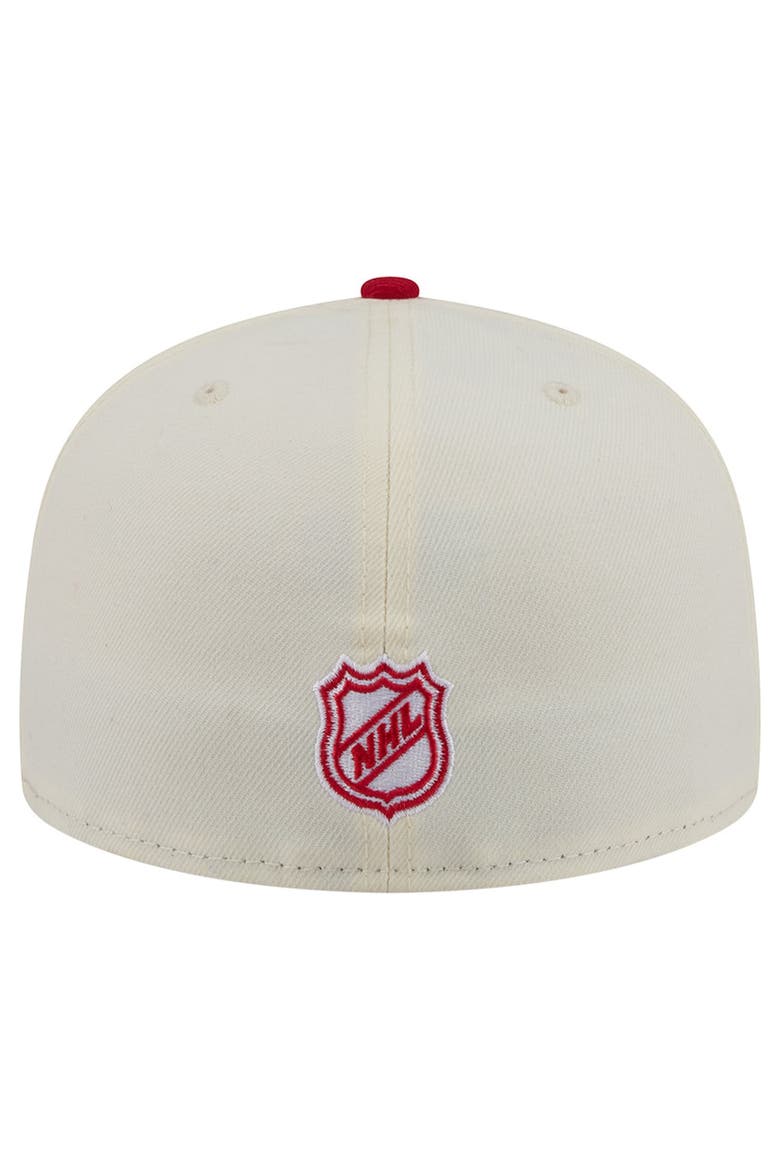 Men's New Era  Cream Detroit Red Wings America's 250th Two-Tone 59FIFTY Fitted Hat, Alternate, color, Cream