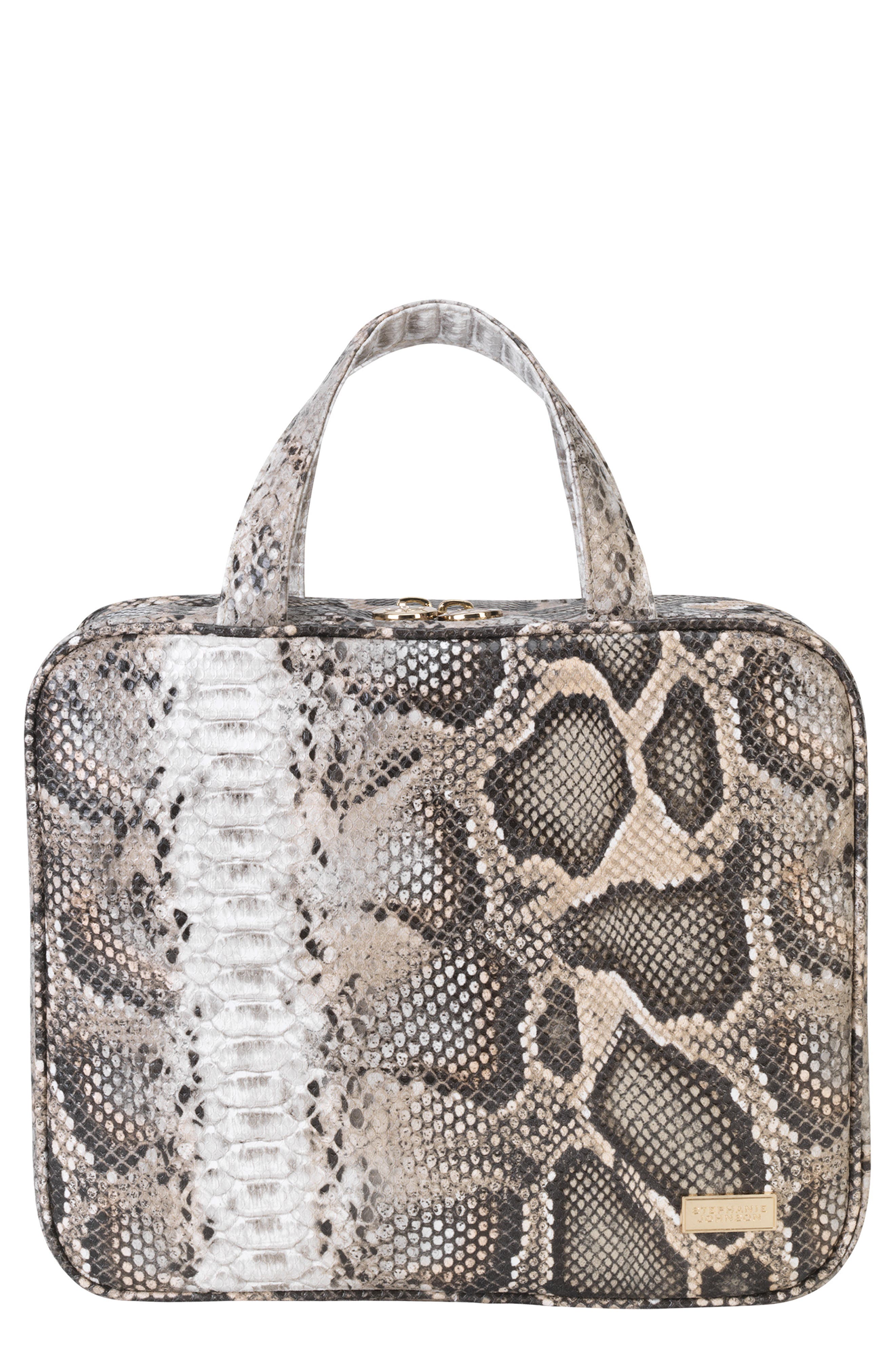Java Coffee Martha Cosmetics Briefcase, Main, color, JAVA COFFEE