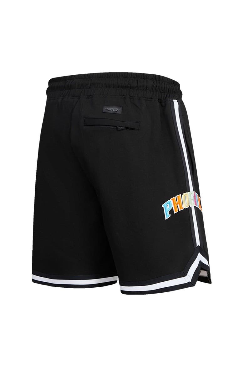Men's Pro Standard Black Phoenix Suns Washed Neon Shorts, Alternate, color, Black