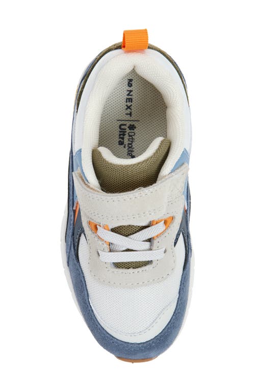 Next Kids' Bubble Mix Colorblock Sneaker In Blue/neutral Beige