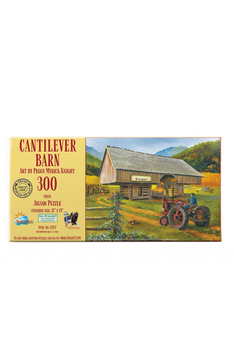 Cantilever Barn 300 piece Jigsaw Puzzle for Adults, Alternate, color, Multicolor