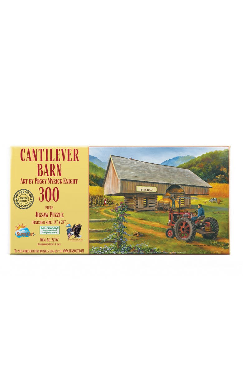 Sunsout Cantilever Barn 300 piece Jigsaw Puzzle for Adults, Alternate, color, Multicolor