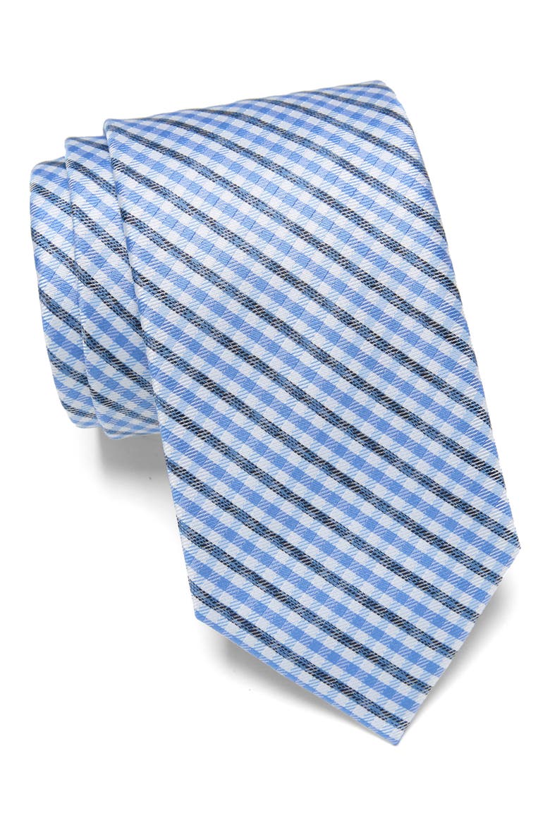 Bellorb Check Tie, Main, color, NAVY
