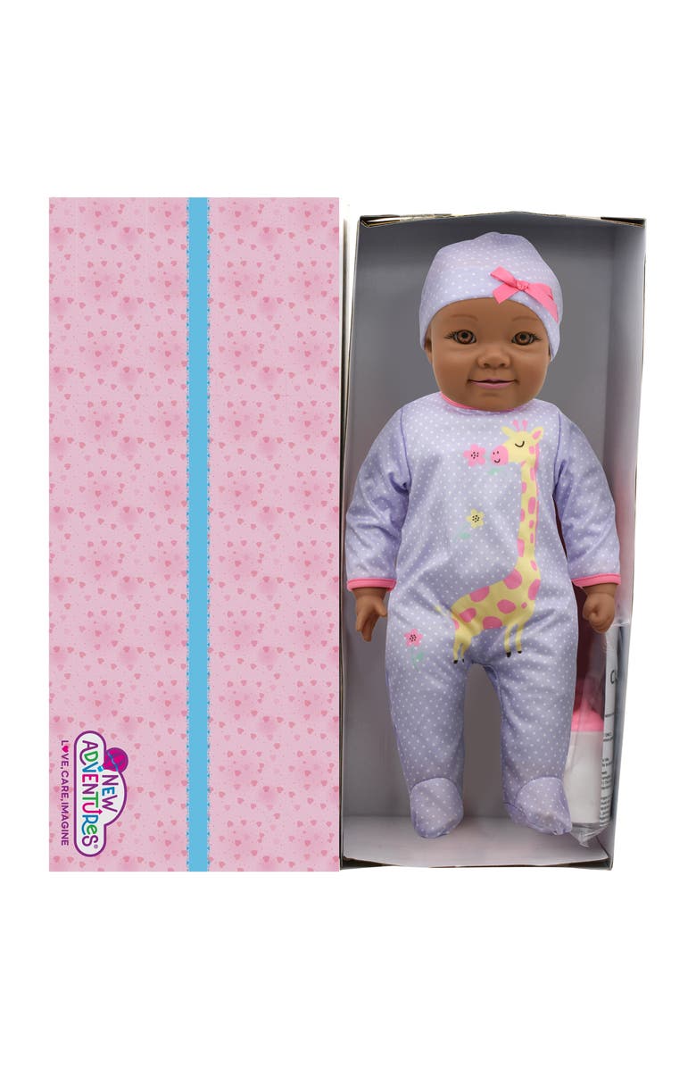 Little Darlings 19" Cuddle Baby Aa Purple Giraffe, Alternate, color, Multicolored