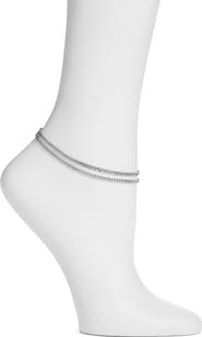 VIDAKUSH Layered Chain Anklet