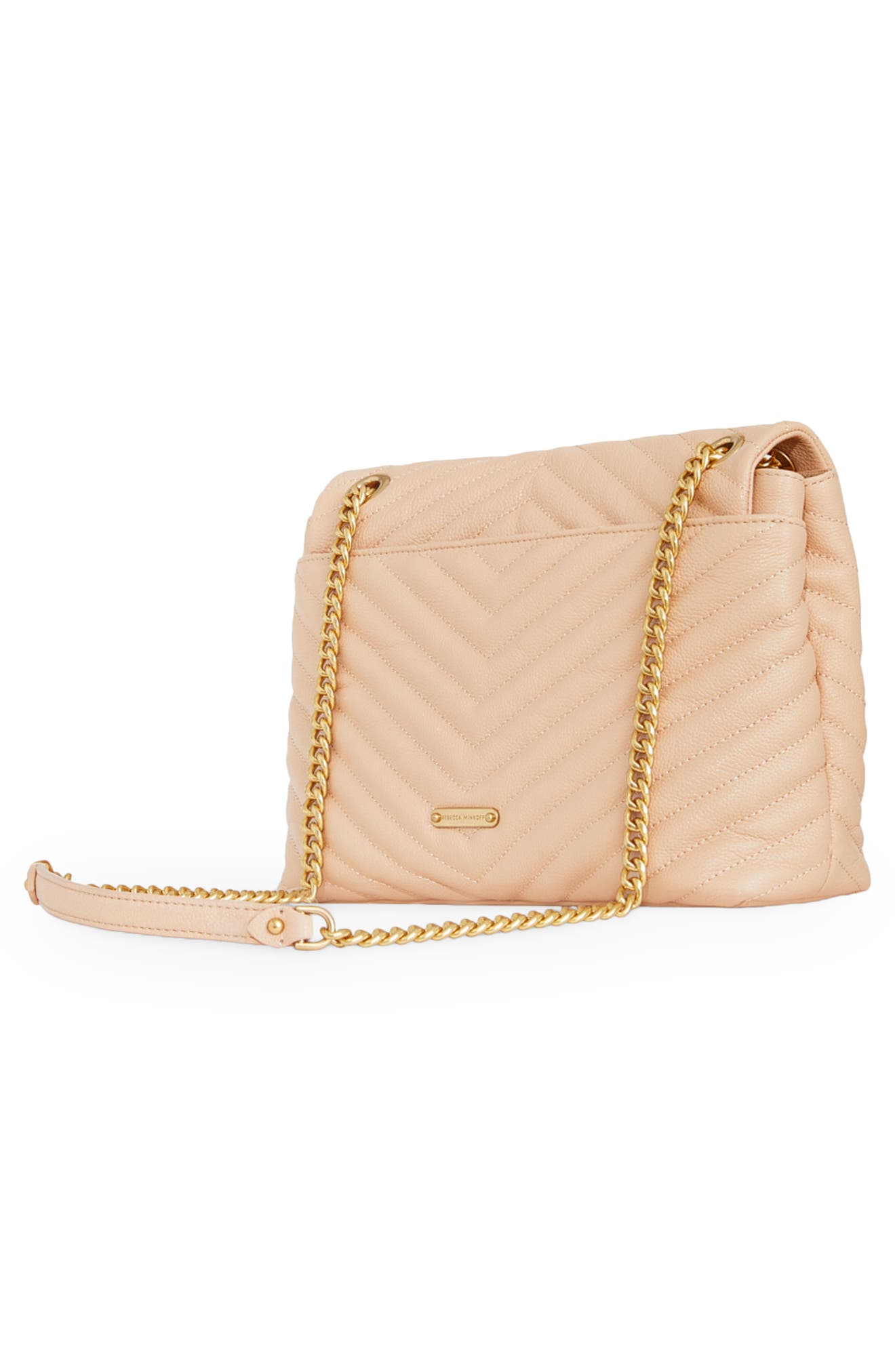 Rebecca Minkoff Edie Quilted Convertible Leather Shoulder Bag, Alternate, color, 