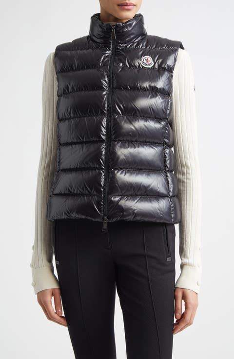 Ghany Nylon Laqué Down Puffer Vest