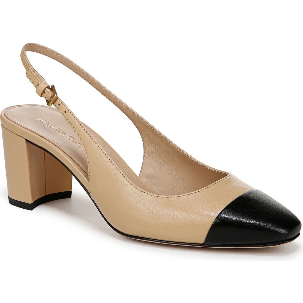 Veronica Beard Cecile Cap Toe Slingback Sandal