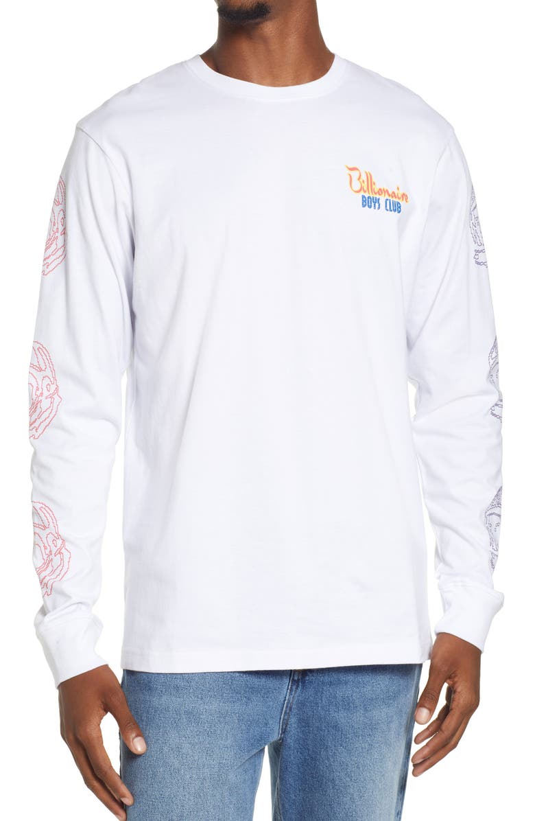 Billionaire Boys Club Heart & Mind Long Sleeve Graphic Tee, Main, color,