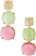 Kenneth Jay Lane Pastel Resin Drop Earrings