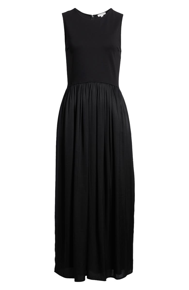 Nordstrom Sleeveless Mixed Media Dress, Alternate, color, 