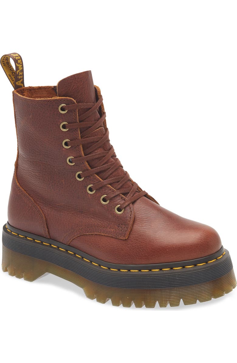 Dr. Martens Jadon Platform Boot, Main, color, Cashew